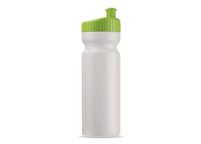 Gourde sport personnalisable Design 750 ml Blanc et Vert clair